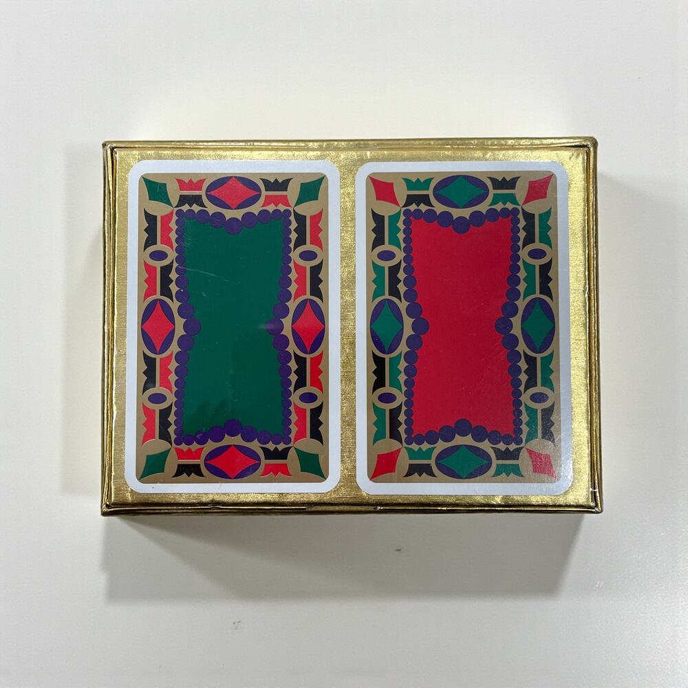 David Westnedge Playing Cards Gilt Edged Double Deck 70s 80s Vintage NIB